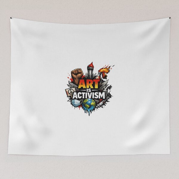 Item preview, Art Is Activism Protest Art Design designed and sold by RetroPop23.