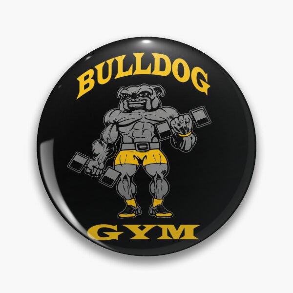 Item preview, Bulldog Gym Heavy Dumbbell Workout Mascot designed and sold by Velvet-Mirage.