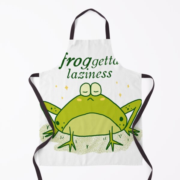 Item preview, Un-frog-gettable Laziness Funny Grumpy Frog Pun designed and sold by Utimaxara.