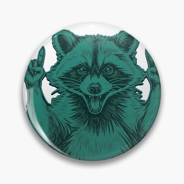 Item preview, Unhinged and Feral Raccoon designed and sold by PDKDesigns.