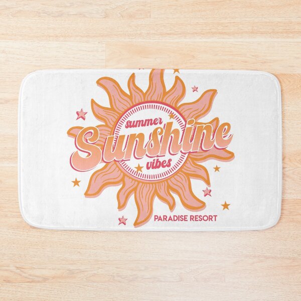 Item preview, Summer Sunshine Vibes Paradise Resort Retro Sun Badge T-Shirt designed and sold by Atique Creations.