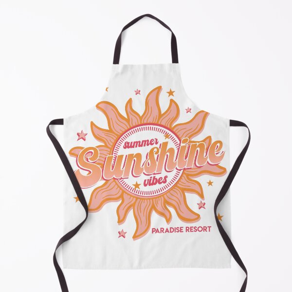 Item preview, Summer Sunshine Vibes Paradise Resort Retro Sun Badge T-Shirt designed and sold by Atique Creations.