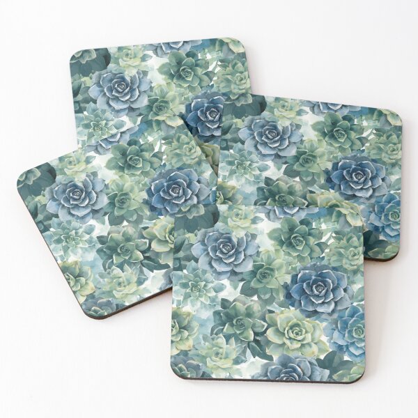 Item preview, Succulents Pattern designed and sold by SeaStarAlex.