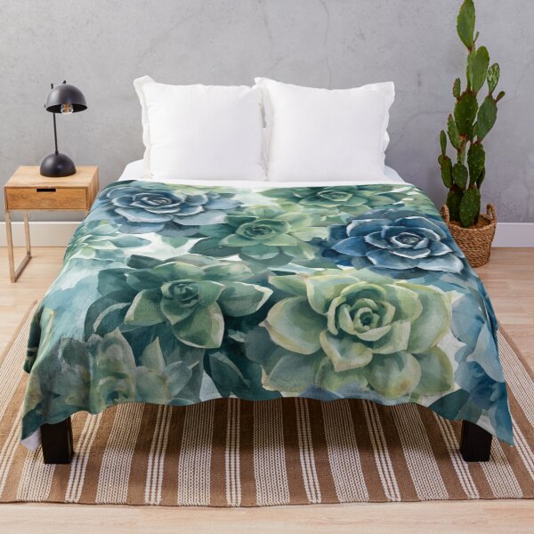 Aperçu de l'œuvre Succulents Pattern créée et vendue par SeaStarAlex.