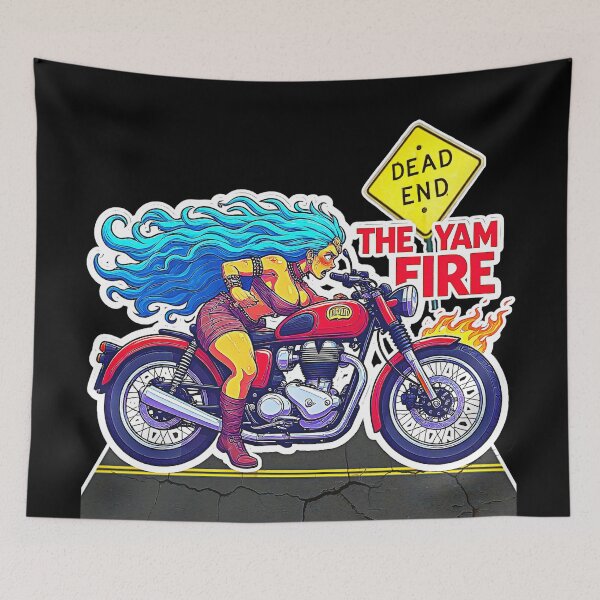 Item preview, Retro Cafe Racer Goddess designed and sold by Neer arts.