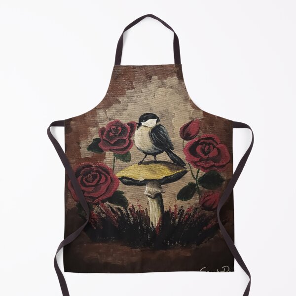 Item preview, Chickadee on a Mushroom designed and sold by ArtistsAtticWI.