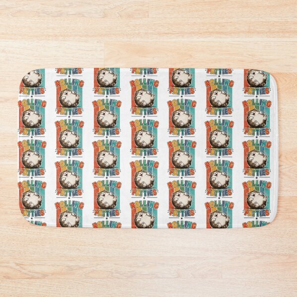 Item preview, Rolling Fatties Funny Chubby Cat Retro Vintage designed and sold by QuiteOrbit.