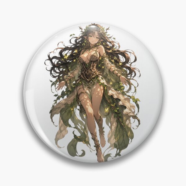 Item preview, Willow Forest Elf Goddess with Nature Magic designed and sold by iloveanimechibi.