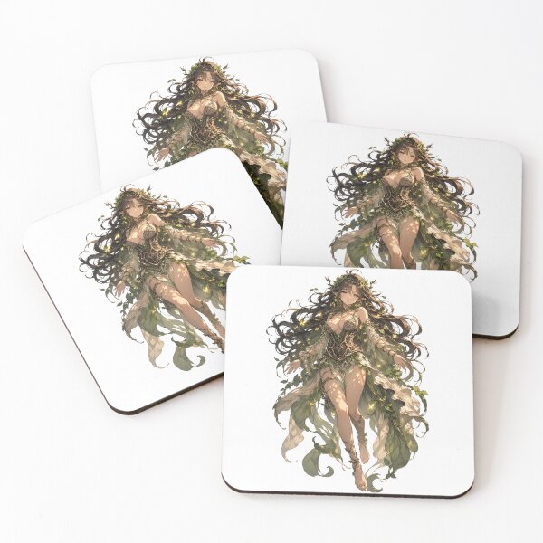 Item preview, Willow Forest Elf Goddess with Nature Magic designed and sold by iloveanimechibi.