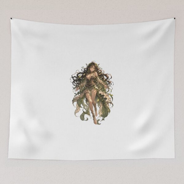 Item preview, Willow Forest Elf Goddess with Nature Magic designed and sold by iloveanimechibi.