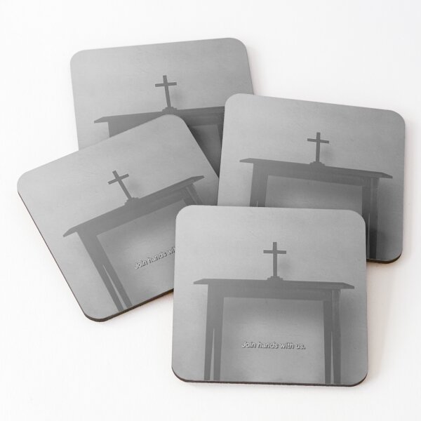 Item preview, “join hands with us” cross table designed and sold by meuliasshop.