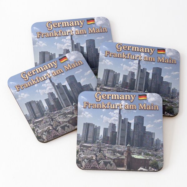 Item preview, The View of Frankfurt from the Kaiserdom Tower designed and sold by Ragingracoon.