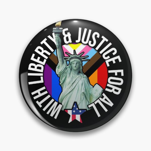 Item preview, With Liberty and Justice For ALL USA designed and sold by Misstickers.