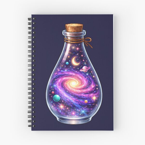 Item preview, Cosmic Galaxy Potion Bottle Fantasy Art Prints Collection designed and sold by PinUpPizzazz.
