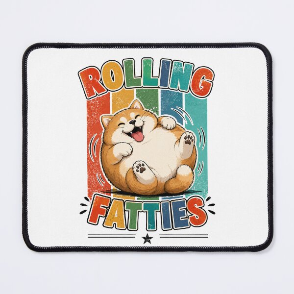 Item preview, Rolling Fatties Funny Cat Lover designed and sold by QuiteOrbit.