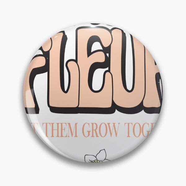 Item preview, Fleur Let Them Grow Together Quote T-Shirt designed and sold by Atique Creations.