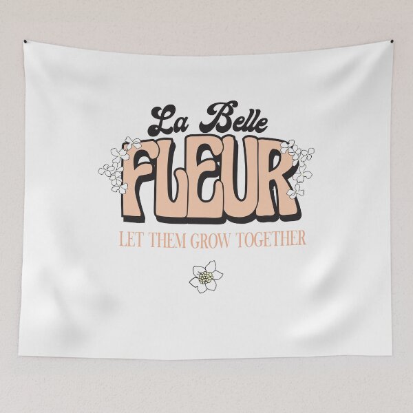 Item preview, Fleur Let Them Grow Together Quote T-Shirt designed and sold by Atique Creations.