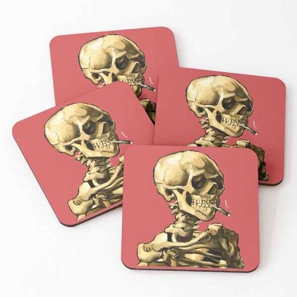 Item preview, SKELETON SMOKING CIGARETTE designed and sold by NoThoughtsCat.
