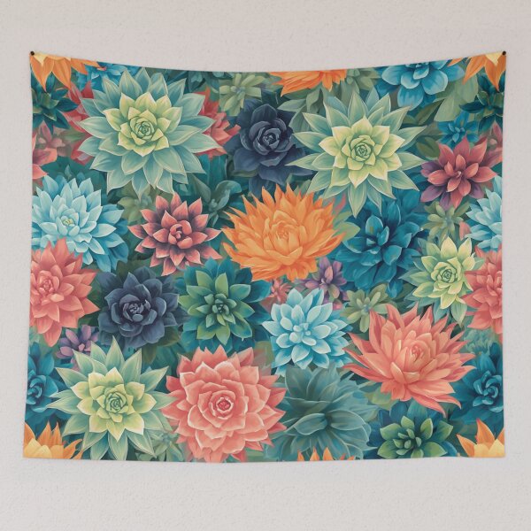 Item preview, Colorful Succulents designed and sold by SeaStarAlex.