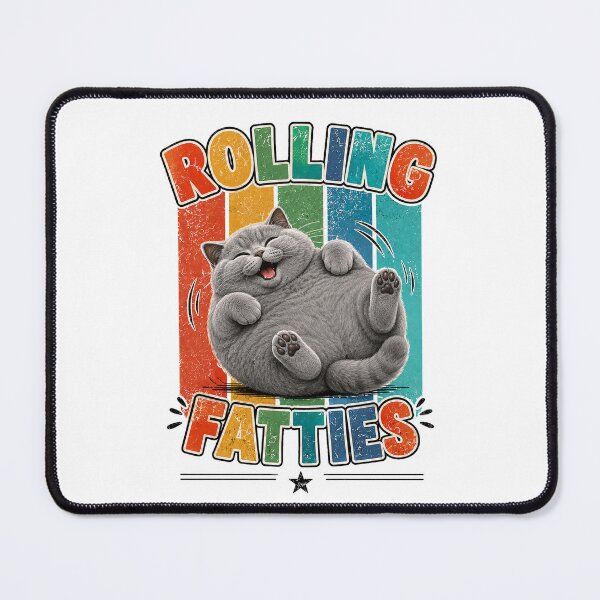 Item preview, British Shorthair Rolling Fatties Funny Cat designed and sold by QuiteOrbit.