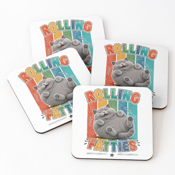 Item preview, British Shorthair Rolling Fatties Funny Cat designed and sold by QuiteOrbit.