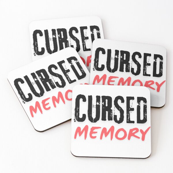 Item preview, Cursed Memory Horror Typography designed and sold by Chipkooo.