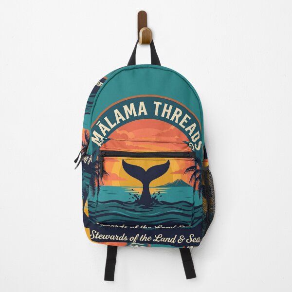 Item preview, Mālama Threads Whale Tail Sunset Hawaii Conservation T-Shirt | Retro Surf Badge Tee | Ocean Life Gift | Hawaiian Wildlife Apparel designed and sold by MālamaThreads.