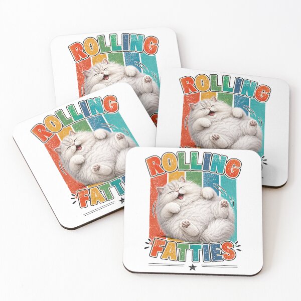 Item preview, Cat Rolling Fatties Funny Cat persian designed and sold by QuiteOrbit.