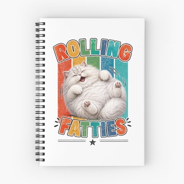 Item preview, Cat Rolling Fatties Funny Cat persian designed and sold by QuiteOrbit.