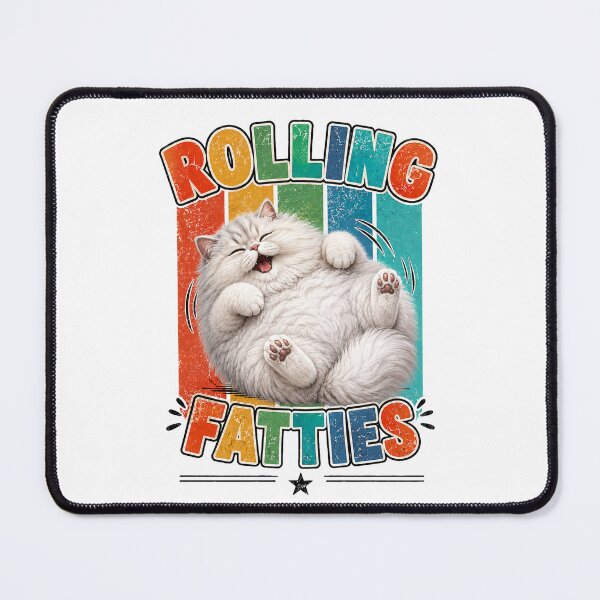 Item preview, Cat Rolling Fatties Funny Cat persian designed and sold by QuiteOrbit.