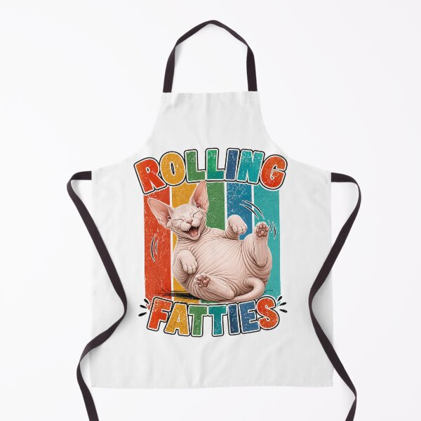 Item preview, Happy Chonky Cat Rolling Fatties Funny Pet Lover Gift designed and sold by QuiteOrbit.