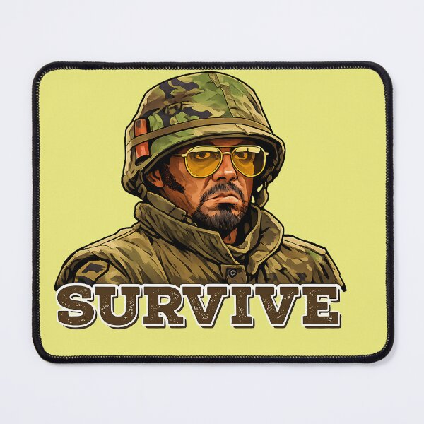 Item preview, Tropic Thunder Survive designed and sold by NoThoughtsCat.