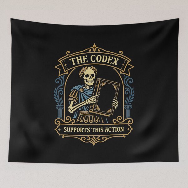 Item preview, The Codex Supports this Action Funny Wargaming designed and sold by pixeptional.