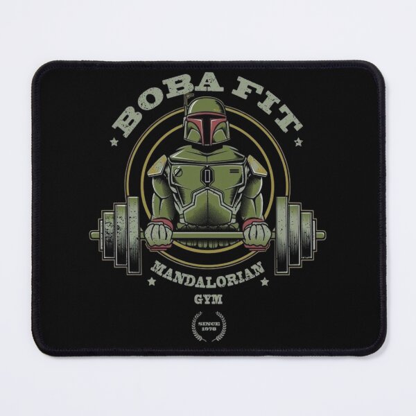 Item preview, Boba Fit Mandalorian Gym Bounty Hunter Lift designed and sold by Velvet-Mirage.