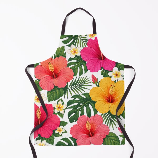 Item preview, Tropical Hibiscus and Plumeria Pattern designed and sold by 0606PM.