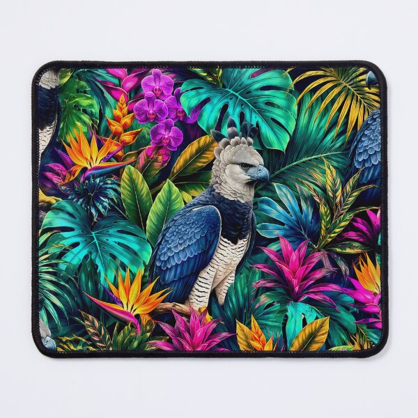 Item preview, Harpy Eagle Jungle Dreams Seamless Surface Pattern designed and sold by taiche.