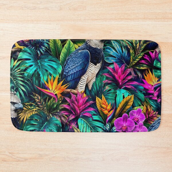 Item preview, Harpy Eagle Jungle Dreams Seamless Surface Pattern designed and sold by taiche.