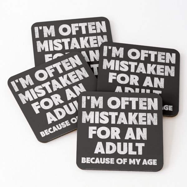 Item preview, Mistaken Adult designed and sold by AwesomeBeyondLimits.