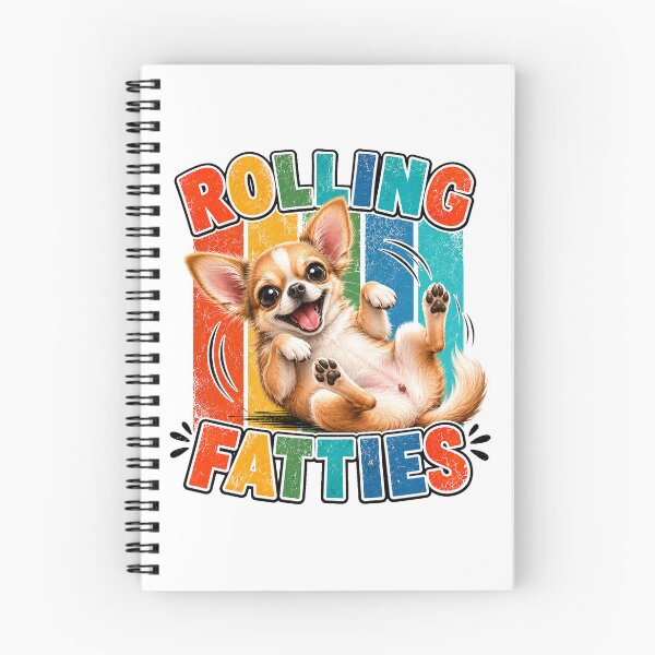 Item preview, Dog Rolling Fatties Funny Adorable Chihuahua designed and sold by QuiteOrbit.