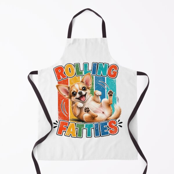 Item preview, Dog Rolling Fatties Funny Adorable Chihuahua designed and sold by QuiteOrbit.