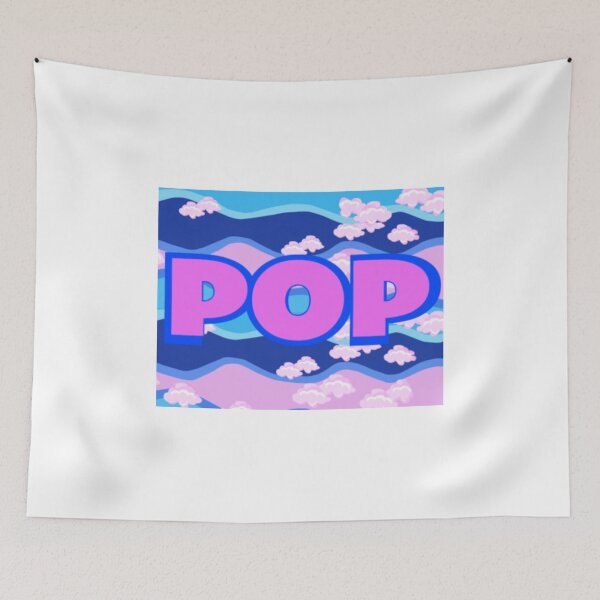 Item preview, Retro Pop Art Clouds Colorful Vibrant Layout designed and sold by Vilofeti.