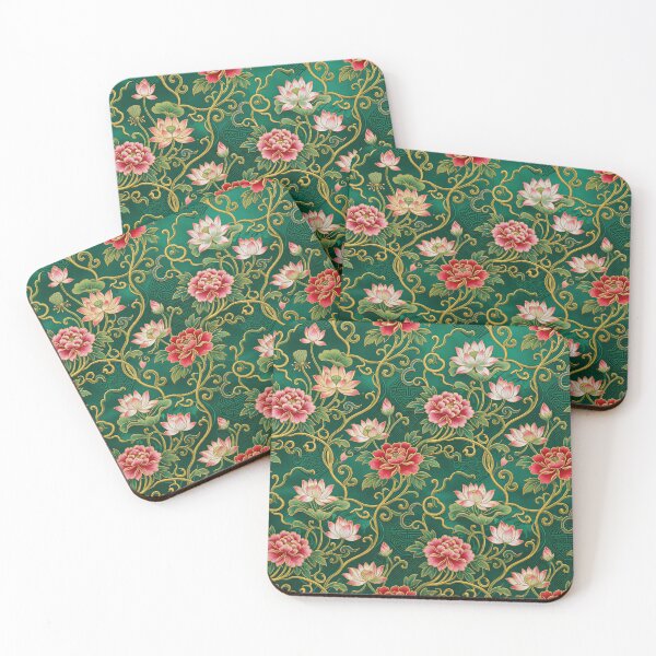 Item preview, Chinese Duan Lotus Design designed and sold by FunFitsFactory.