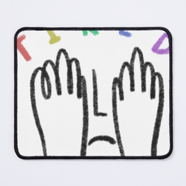Item preview, Tired Hands Emotional Minimalist Line Portrait designed and sold by Vilofeti.