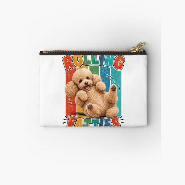 Item preview, Dog Rolling Fatties Funny Dog Poodle designed and sold by QuiteOrbit.