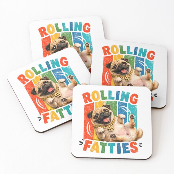 Item preview, Funny pun Rolling Fatties designed and sold by QuiteOrbit.