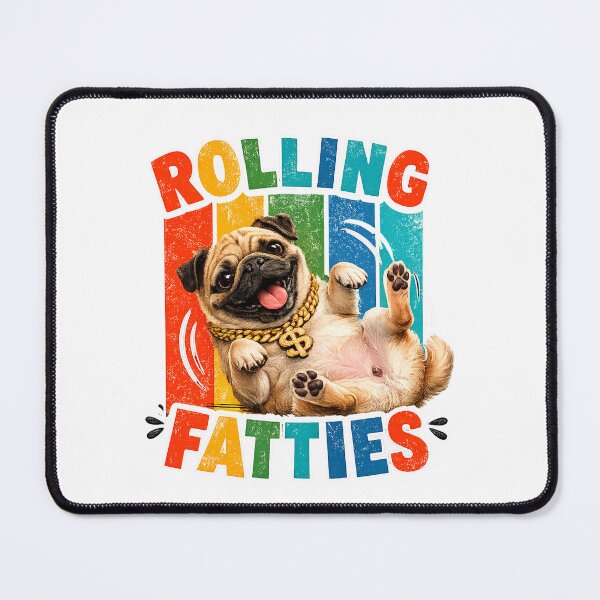 Item preview, Funny pun Rolling Fatties designed and sold by QuiteOrbit.