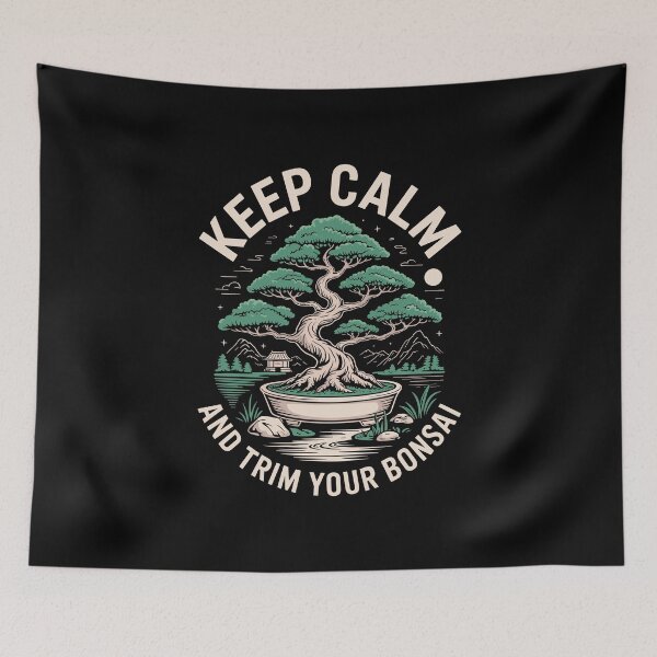 Item preview, Keep Calm and Trim Your Bonsai designed and sold by Lostinwaktu.