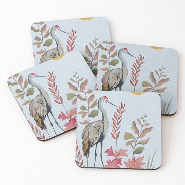 Item preview, Elegant Crane in Sunlight designed and sold by ArtistsAtticWI.