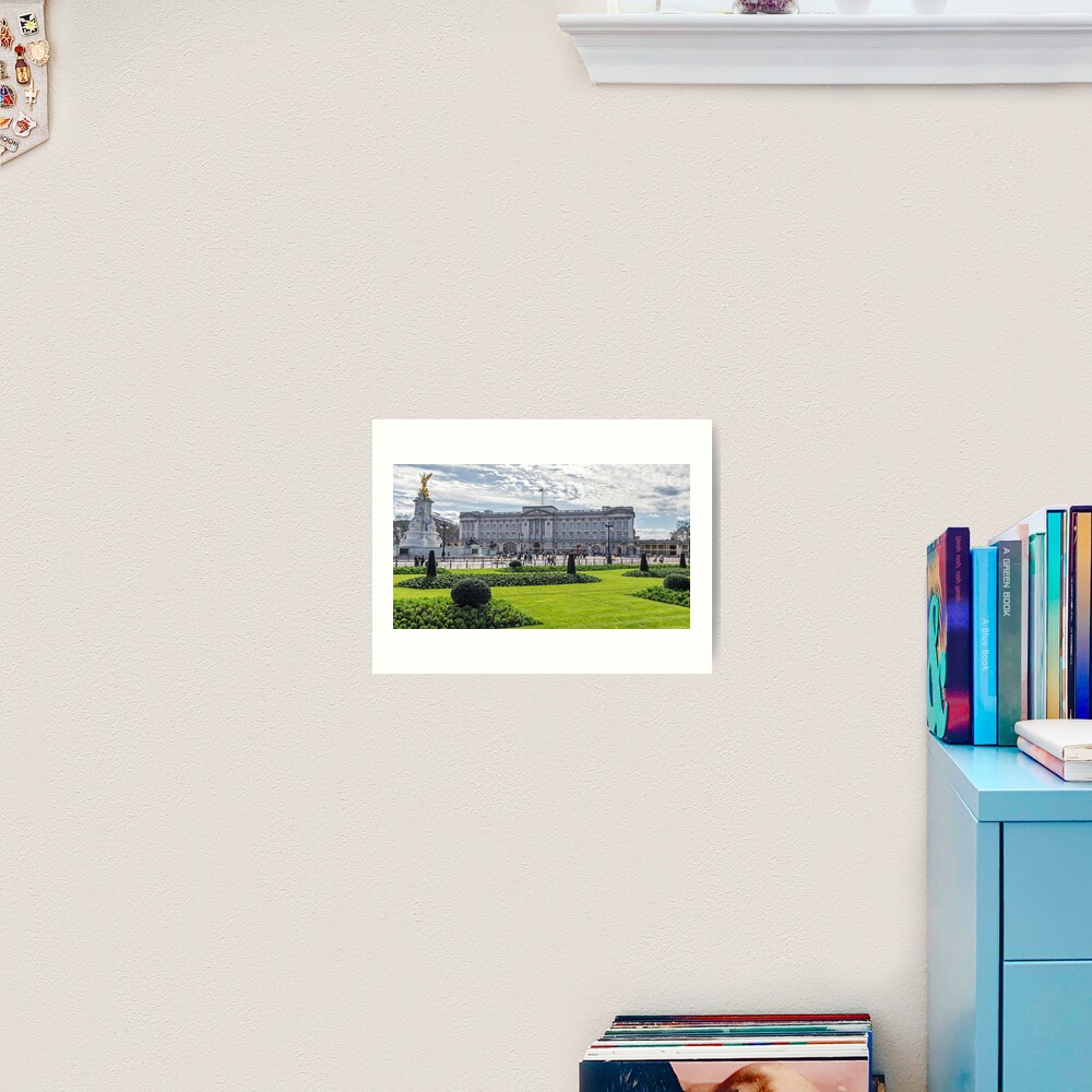 Buckingham Palace view, London Art Print