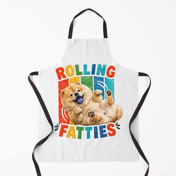 Item preview, Rolling Fatties Chow chow Cute Puppy Animal Illustration designed and sold by QuiteOrbit.